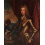 CIRCLE OF SIR GODFREY KNELLER (1646-1723) Portrait of a gentleman wearing full plate armour