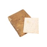 18TH CENTURY HAND WRITTEN "RECEIPY BOOK, DATED 1764"