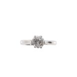 A DIAMOND SOLITAIRE RING