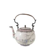 FINE CANTON ENAMEL TEAPOT, QIANLONG PERIOD