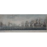 AFTER RICHARD LIVESAY (c. 1750-c.1823) A pair of Naval battle scenes