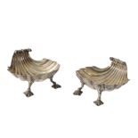 PAIR OF REGENCY SILVER SALTS, LONDON 1819