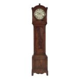 WILLIAM IV MAHOGANY LONGCASE CLOCK