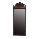 QUEEN ANNE WALNUT FRAMED PIER MIRROR