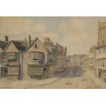 WILLIAM PYE (1855-1934) 'Dorchester High Street'