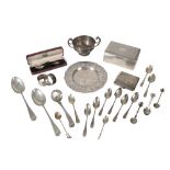 COLLECTION OF MIXED SILVER