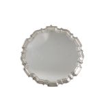 EDWARDIAN SILVER SALVER