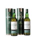 LAPHROAIG SINGLE MALT SCOTCH WHISKY, AGED 15 YEARS