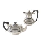SILVER TEAPOT AND COFFEE POT