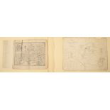 C SAXTON DORSETSHIRE MAP," Described by C. Saxton