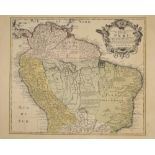 HOMANN HEIRS (HOMANNIANI/HOMANIANOS HEREDES) 'Tabula America Specialis Geographica Regni Peru…'