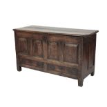 EARLY GEORGE II OAK MULE CHEST