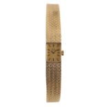 OMEGA 9CT GOLD LADY'S BRACELET WATCH