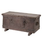 PAINTED OAK ARK COFFER