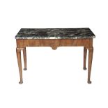 GEORGE II MAHOGANY CONSOLE TABLE