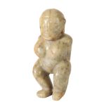 CHINESE CARVED JADE 'FERTILITY' FIGURE