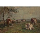 MARK WILLIAM FISHER (1841-1923) Cattle in a landscape