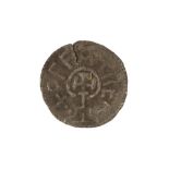 RARE SAXON SILVER PENNY, KING OFFA, (757-796)