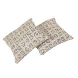 PAIR OF CUSHIONS DESIGNED BY NATTIER