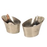 PAIR OF VEUVE CLICQUOT CHAMPAGNE BUCKETS