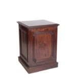 VICTORIAN MAHOGANY PEDESTAL CUPBOARD