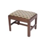 GEORGE III STYLE MAHOGANY CHILD'S STOOL