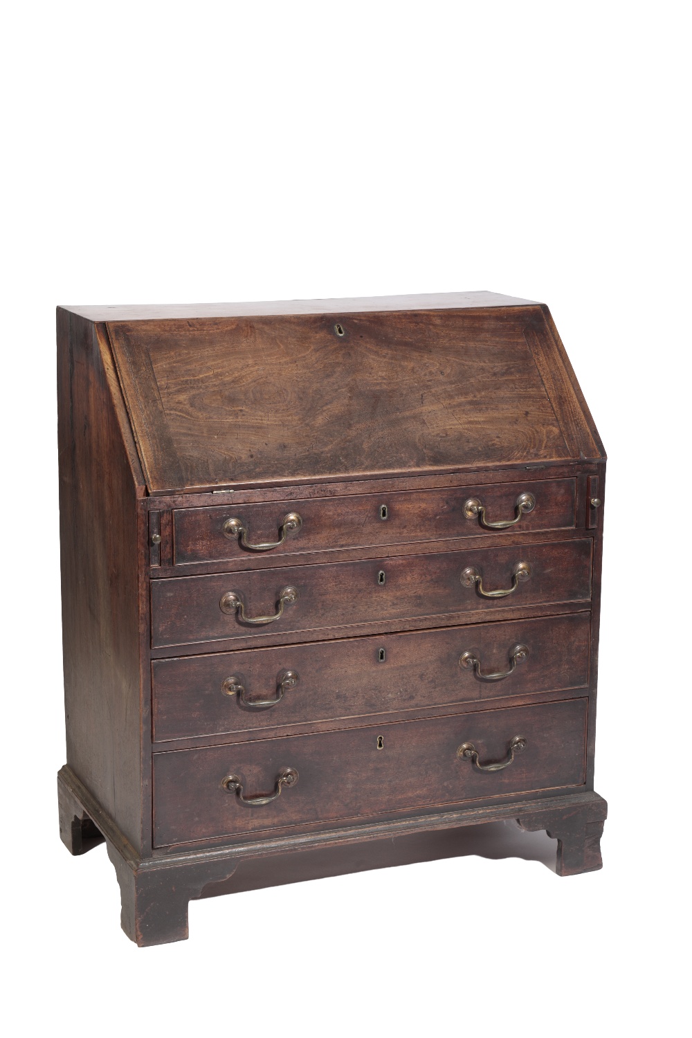 GEORGE II MAHOGANY BUREAU