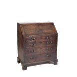 GEORGE II MAHOGANY BUREAU