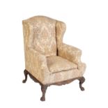 VICTORIAN WING BACK ARMCHAIR