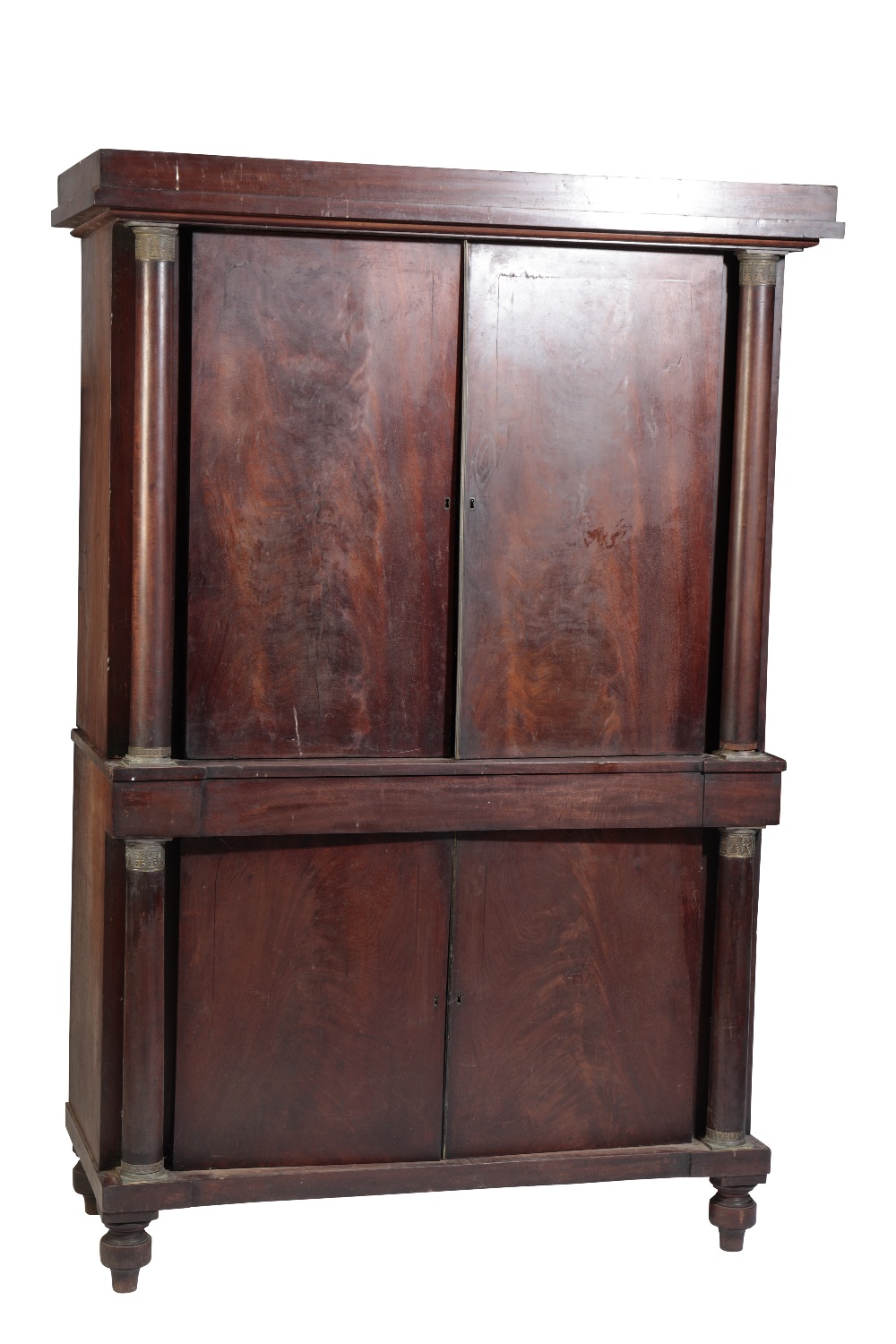 LOUIS PHILIPPE MAHOGANY LINEN PRESS