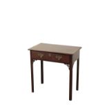 GEORGE III MAHOGANY SIDE TABLE