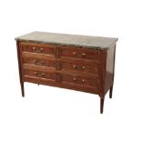 DIRECTOIRE STYLE MAHOGANY COMMODE