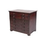 MAHOGANY COLLECTORS CABINET