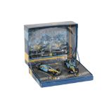 RENAULT F1 TEAM WORLD CHAMPIONSHIPS TWINSET OF MODEL CARS SIGNED BY FERNANDO ALONSO