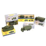 MILITARY DINKY TOYS AND SUPERTOYS INCLUDING A MISSILE ERECTOR VEHICLE 666