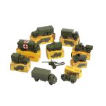 MILITARY DINKY TOYS INCLUDING AN ARMOURED COMMAND VEHICLE 677