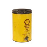 SHELL FIVE GALLON OIL DRUM WITH TAP