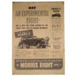 MORRIS EIGHT 'NEW E-SERIES' - original poster c1939