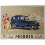 THE NEW MORRIS EIGHT' - original poster c1935