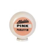 ALADDIN SHELL MEX PINK PARAFFIN ORIGINAL GLOBE