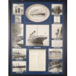 A REPRODUCTION R.M.S. TITANIC LIVERPOOL POSTER