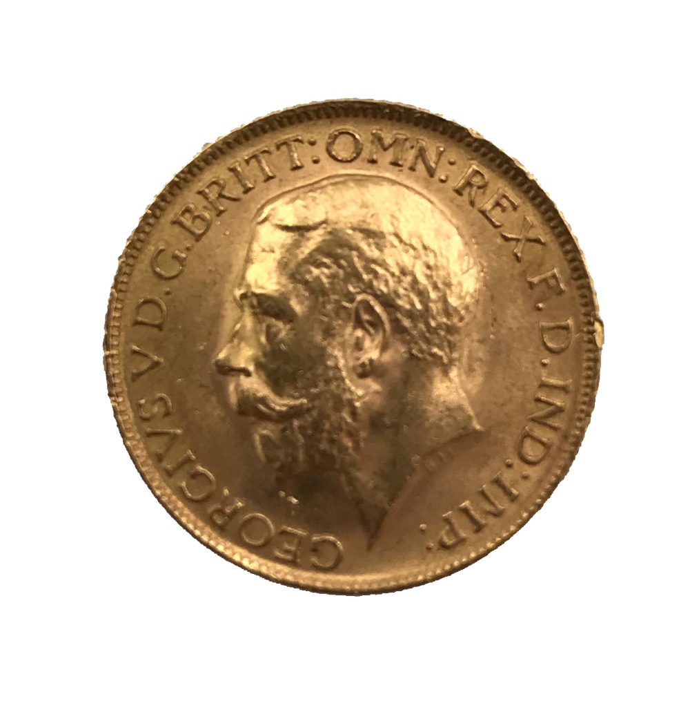 A GEORGE V 1913 GOLD SOVEREIGN - Image 2 of 2