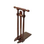 A VICTORIAN LARGE MAHOGANY BOOT JACK