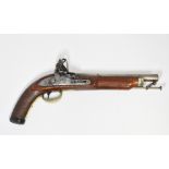 BRITISH EAST INDIA COMPANY NEW LAND PATTERN MILITARY OFFICER'S FLINTLOCK PISTOL