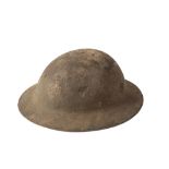 A WORLD WAR I LANCASHIRE BRODY METAL HELMET