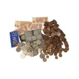 A COLLECTION OF VARIOUS BRITISH COINS