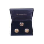 A THREE GOLDEN JUBILEE CHANNEL ISLAND COIN SET