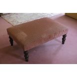 A REGENCY STYLE LOW STOOL