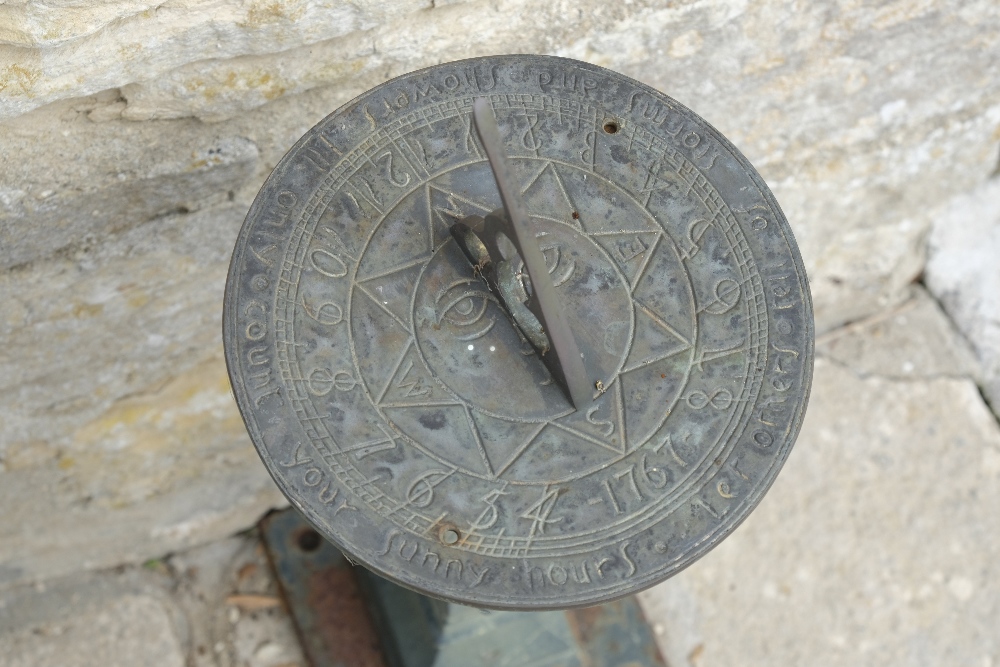 A SUN DIAL AN A COLUMN - Image 2 of 2