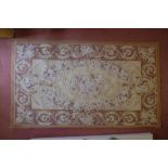 AN AUBUSSON STYLE RUG